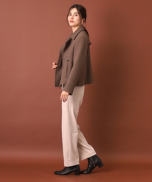 みっち　 美品 DRESSTERIOR ドレステリア 金ボタン ピーコート 大人百花冬号掲載 モデル美香さん着用】AラインコンパクトP