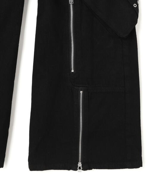 カーゴパンツ DankeSchon/ダンケシェーン/11onZ ZIP POCKET FLARE CARGO PANTS メンズ レディース_18