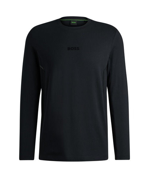 BOSS（HUGO BOSS） tシャツ ミラーエフェクトBOSSロゴ コットン