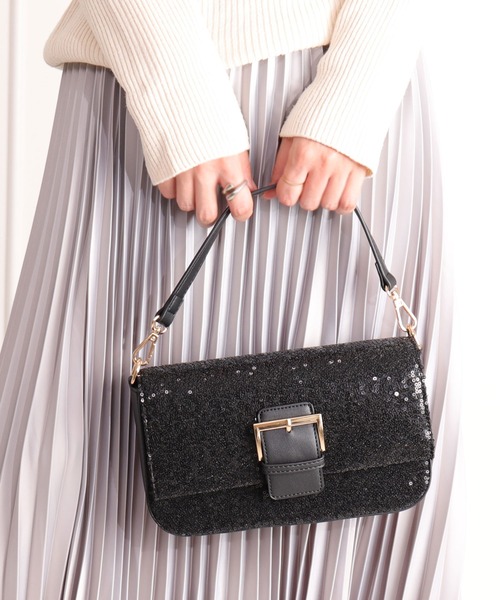 Kate Spade グリッター グリーン クラッチバッグ パーティバッグ  