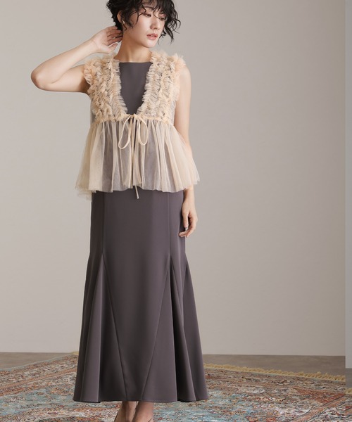 美品❤️atlo オケージョンドレス　M ブラック　ホワイト パーティードレスの商品一覧 - パーティードレス通販atlo