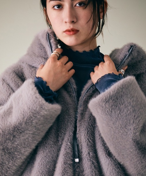 sulvam ビッグファージャケット 