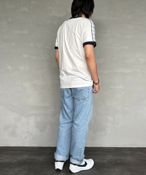 [FRED PERRY] короткий рукав футболка S черный женский 