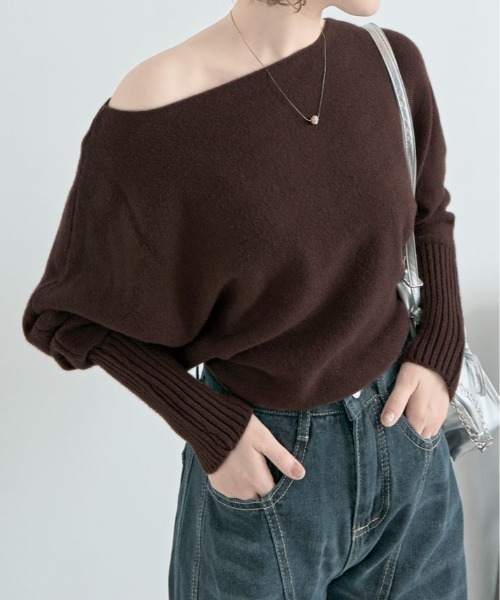 Pachman オフショルダー ホワイトトップス 楽天市場】オフショルダー（カラーホワイト）（ニット・セーター