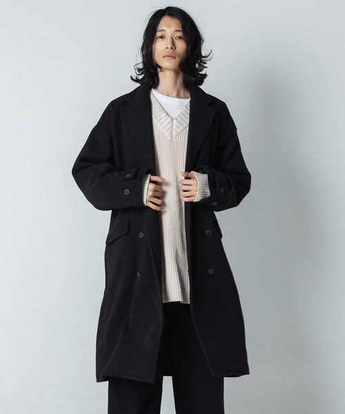 「DETAILS」 チェスターコート MEDIUM キャメル メンズ_画像5