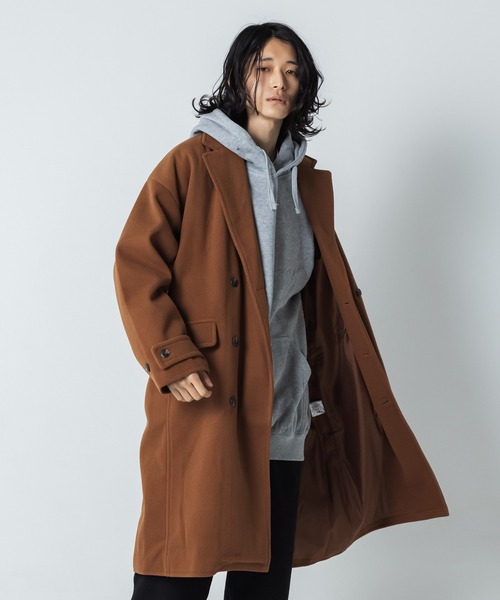 「DETAILS」 チェスターコート MEDIUM キャメル メンズ_画像6