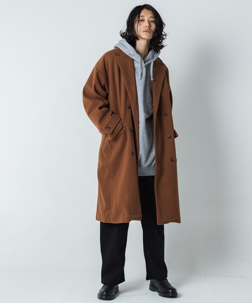 「DETAILS」 チェスターコート MEDIUM キャメル メンズ_画像7