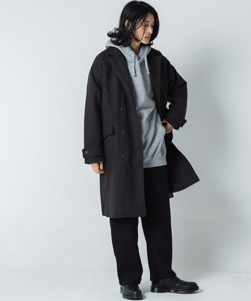 「DETAILS」 チェスターコート MEDIUM キャメル メンズ_画像8