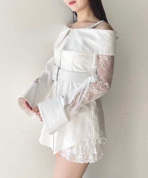 アウトレット福袋 ワンピース NOMAE デニムオフショルシャツチュニック ZOZOTOWN : トップス