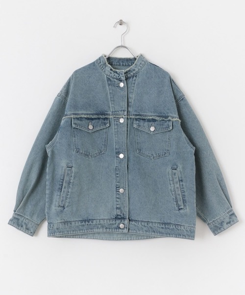 ☆美品 アーペーセー スタンドカラー デニムジャケット 黒 フランス製 Gジャン ☆美品 アーペーセー スタンドカラー デニムジャケット 黒