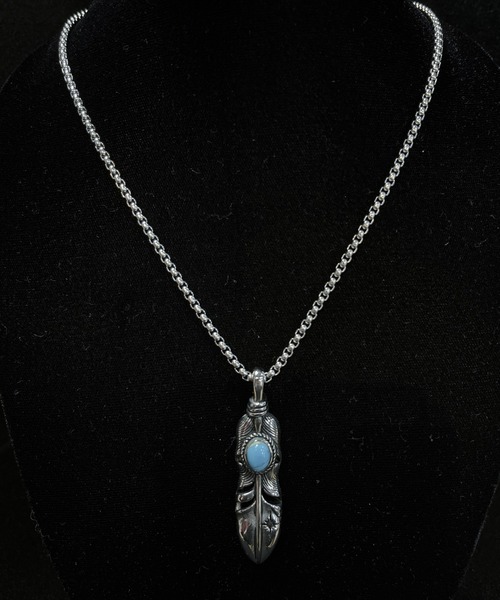 CALIFORNIA OUTFITTERS ネックレス 3-1C38 ネックレス 羽根 ターコイズ