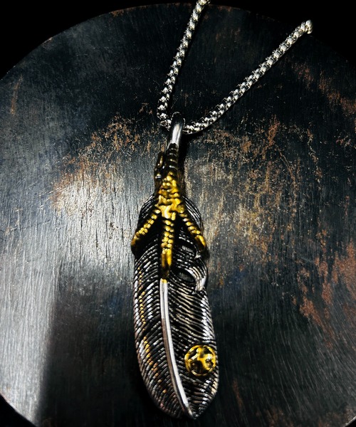 CALIFORNIA OUTFITTERS ネックレス 3-1C38 ネックレス 羽根 ターコイズ