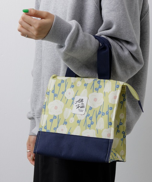 emesuelee 保冷保温ランチスクエアバッグ 花柄 : ZOZOTOWN Yahoo!店