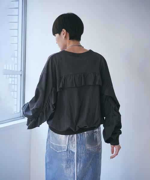 今期 ROSE BUD カットソー ROSE BUD tシャツ バックフリルカットソー レディース