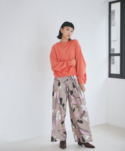 ROSE BUD tシャツ バックフリルカットソー レディース