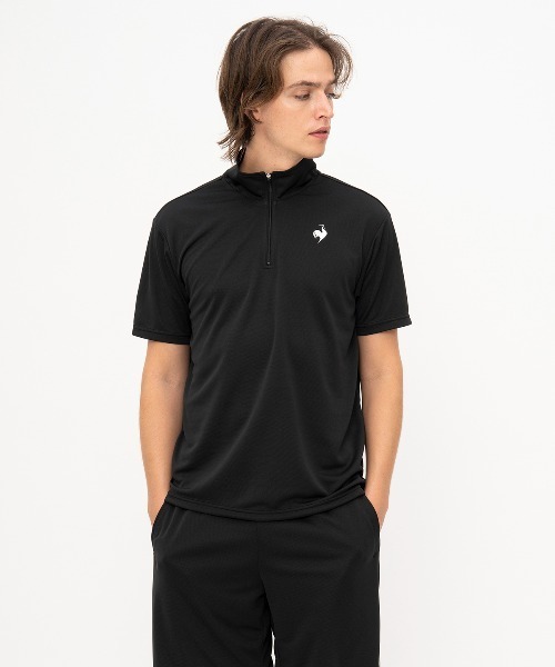 le coq sportif tシャツ エコペットハーフジップシャツ メンズ
