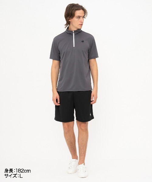 le coq sportif tシャツ エコペットハーフジップシャツ メンズ
