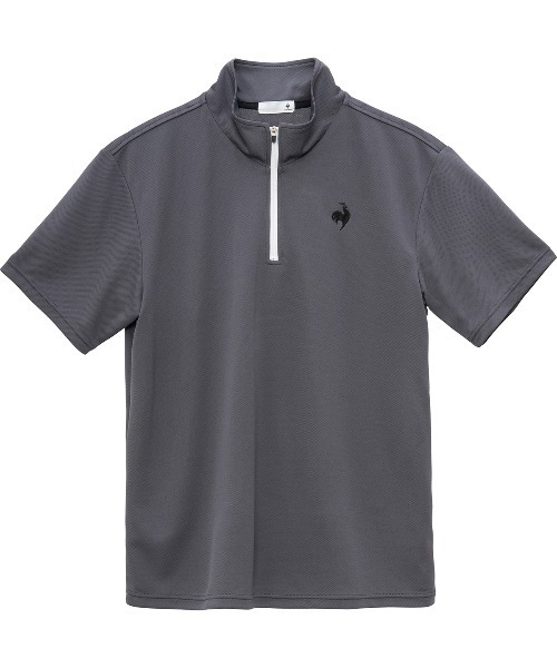LE COQ SPORTIF エコペットハーフジップ半袖シャツ ep0 ルコックスポルティフ(le coq sportif) シャツ 半袖 エコペット