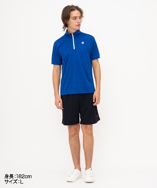 LE COQ SPORTIF エコペットハーフジップ半袖シャツ eh7 LE COQ SPORTIF エコペットハーフジップ半袖シャツ eh7 - メルカリ