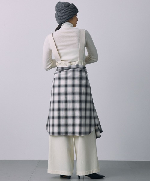 「BABYLONE」 タートルネックニット フリー グレー レディース_画像2