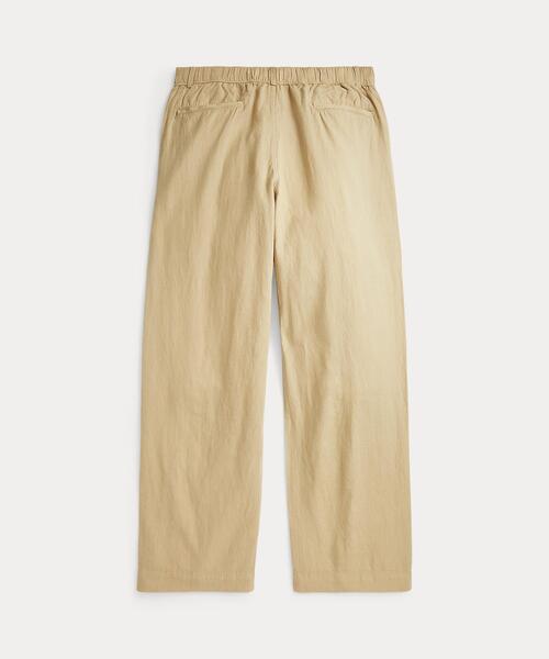 POLO RALPH LAUREN パンツ リラックス フィット リネンコットン
