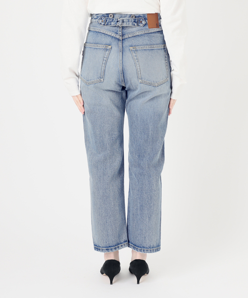 パンツ spick and span 5 1/2 BAGGY DENIM 予約》5 1/2 BAGGY DENIM (Black）（デニムパンツ・ジーンズ