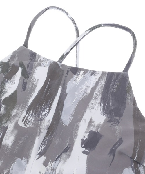 Julier Vertical brushプリントブラトップ レディース