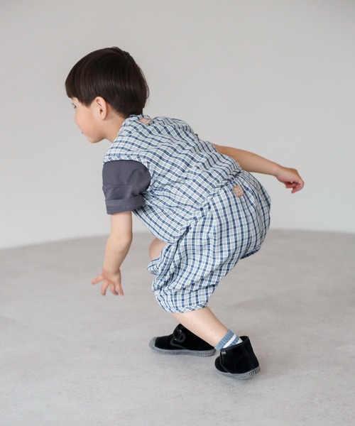 ベスト 「3-10才対応」「Better Together」チェック柄ベスト キッズ 子供服 男の子 女の子 | BONJOUR SAGAN enfant | 13