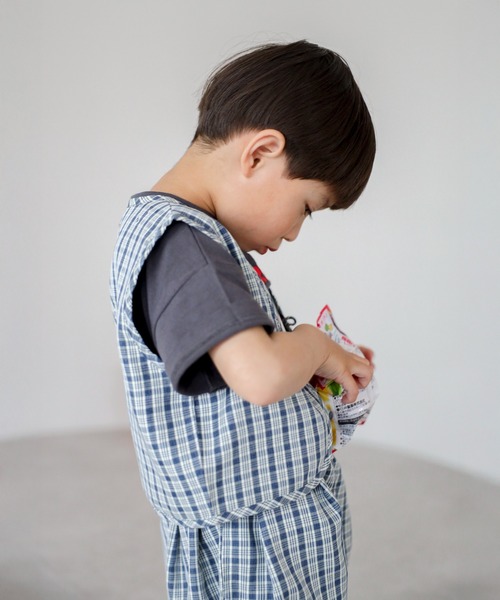 ベスト 「3-10才対応」「Better Together」チェック柄ベスト キッズ 子供服 男の子 女の子 | BONJOUR SAGAN enfant | 14