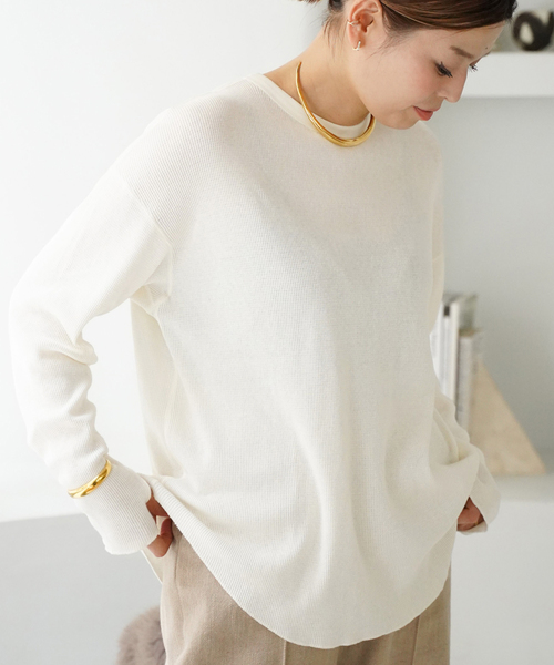 23ss 美品✨ EVERYDAY I LIKE カットソー 長袖 白 Deuxieme Classe 「Deuxieme Classe」 「EVERYDAY I LIKE.」長袖