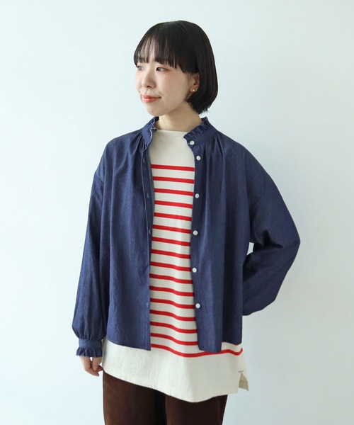 PAR ICI（パーリッシィ） ブラウス シャツ ライトオンスデニム