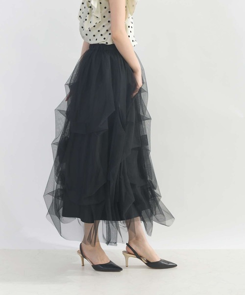 PICCIN PERLA スカート 変形チュールスカート : ZOZOTOWN Yahoo!店