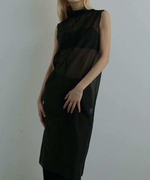 anuke（アンヌーク） ワンピース Sheer Turtle Onepiece : ZOZOTOWN