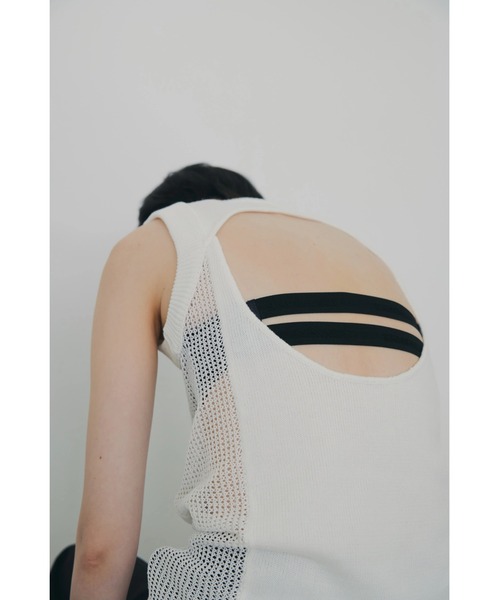 ニット セーター 「Abor」Back Hole Knit Tops/バックホールニットトップス レディース