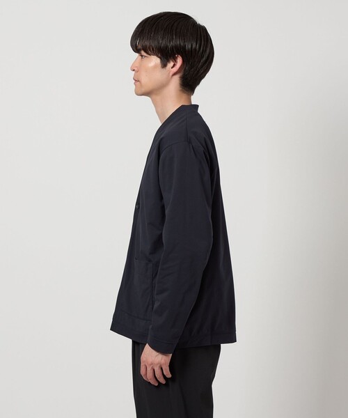 green label relaxing カーディガン ドットメッシュ メンズ