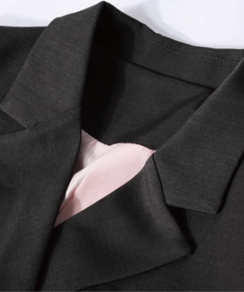 [LA POMME petit] tailored jacket SMALL серый женский 