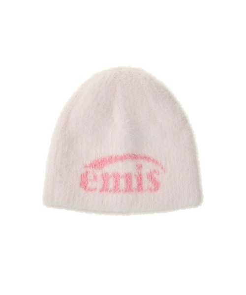 【EMIS】 NEW LOGO SHAGGY BEANIE /追跡付 emis ニット帽 ニットキャップ NEW LOGO SHAGGY BEANIE