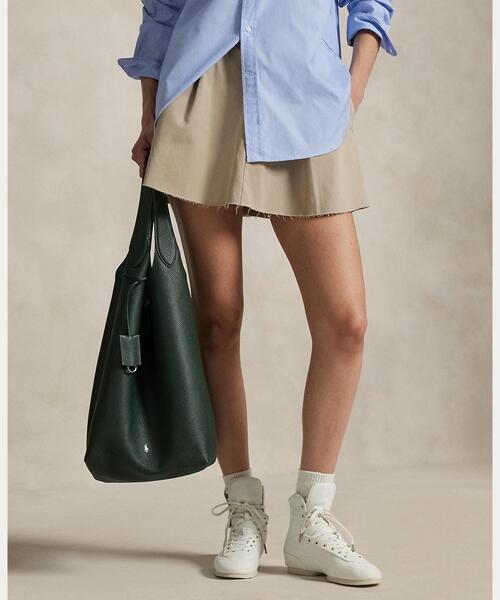 POLO RALPH LAUREN トートバッグ Polo Play レザー ラージ