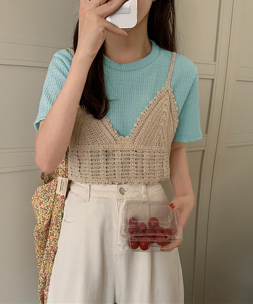 Girly Doll（ガーリードール） tシャツ しわ加工Tシャツ＆ニット
