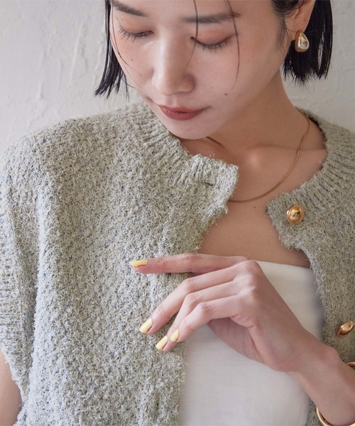 「ur's」 ベスト M グレイッシュベージュ レディース ur's 「ur's」 ニットベスト M グレー レディース : ZOZOTOWN