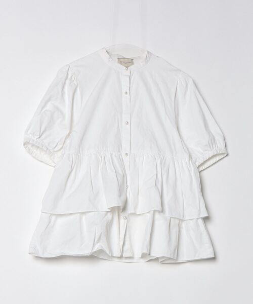 「UNITED ARROWS」 7分袖ブラウス 38 オフホワイト レディース