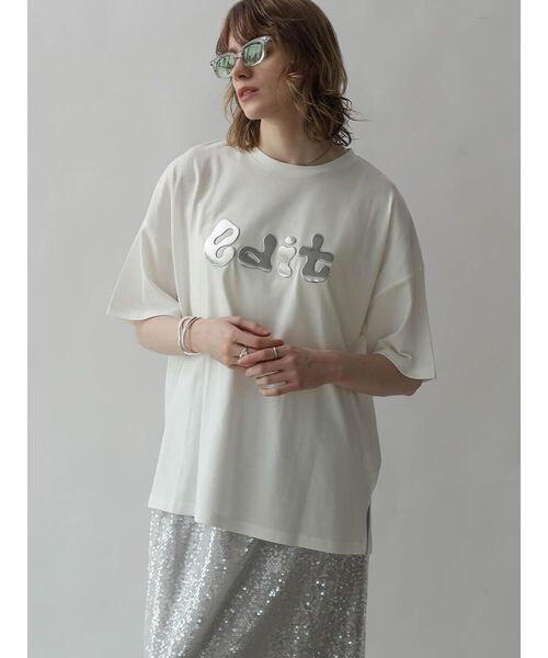 tシャツ 3D L LOGO T-SHIRT レディース