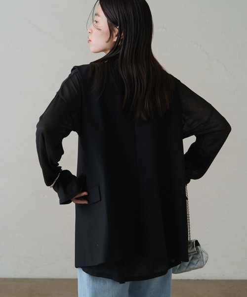 「LOUNGEDRESS」ベスト LOUNGEDRESS（ラウンジドレス）の「レザーベスト（ベスト）」 - WEAR