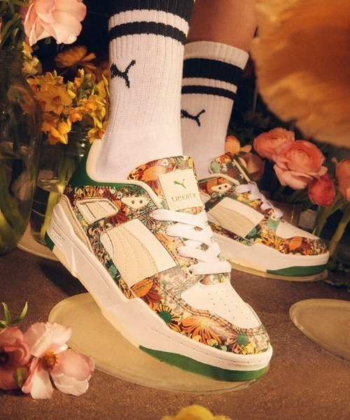 PUMA 「PUMA」 ローカットスニーカー「LIBERTYコラボ」 25.0cm PUMA 「PUMA」 ローカットスニーカー「LIBERTYコラボ」 25.0cm