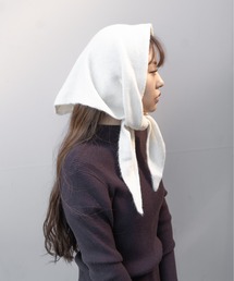 お値下げ中　MHL. トライアングルストール　毛100% 未使用 DRESS HERSELF オンライン トライアングルストール/シルクカシミヤ