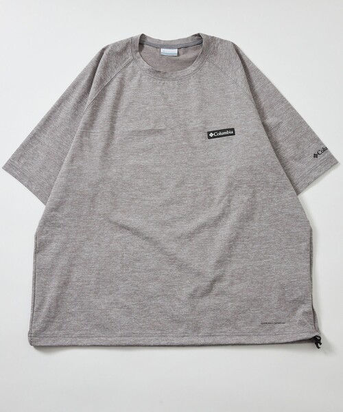 「FREAK'S STORE」 「Columbia」7分袖Tシャツ MEDIUM グレー メンズ