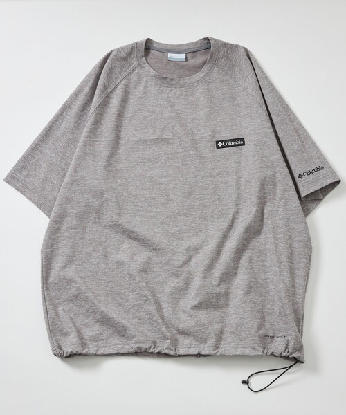 「FREAK'S STORE」 「Columbia」7分袖Tシャツ MEDIUM グレー メンズ