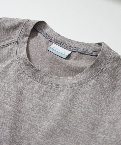 「FREAK'S STORE」 「Columbia」7分袖Tシャツ MEDIUM グレー メンズ