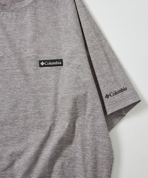 「FREAK'S STORE」 「Columbia」7分袖Tシャツ MEDIUM グレー メンズ