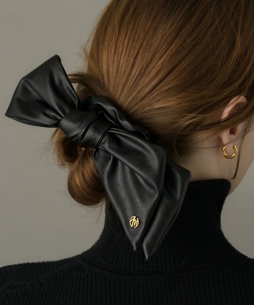 muku シュシュ LOOP CHOUCHOU/FAKE LEATHER : ZOZOTOWN Yahoo!店